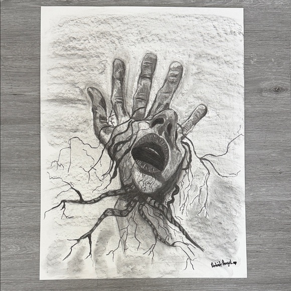 Other - Abstract Hand Drawing Art Print